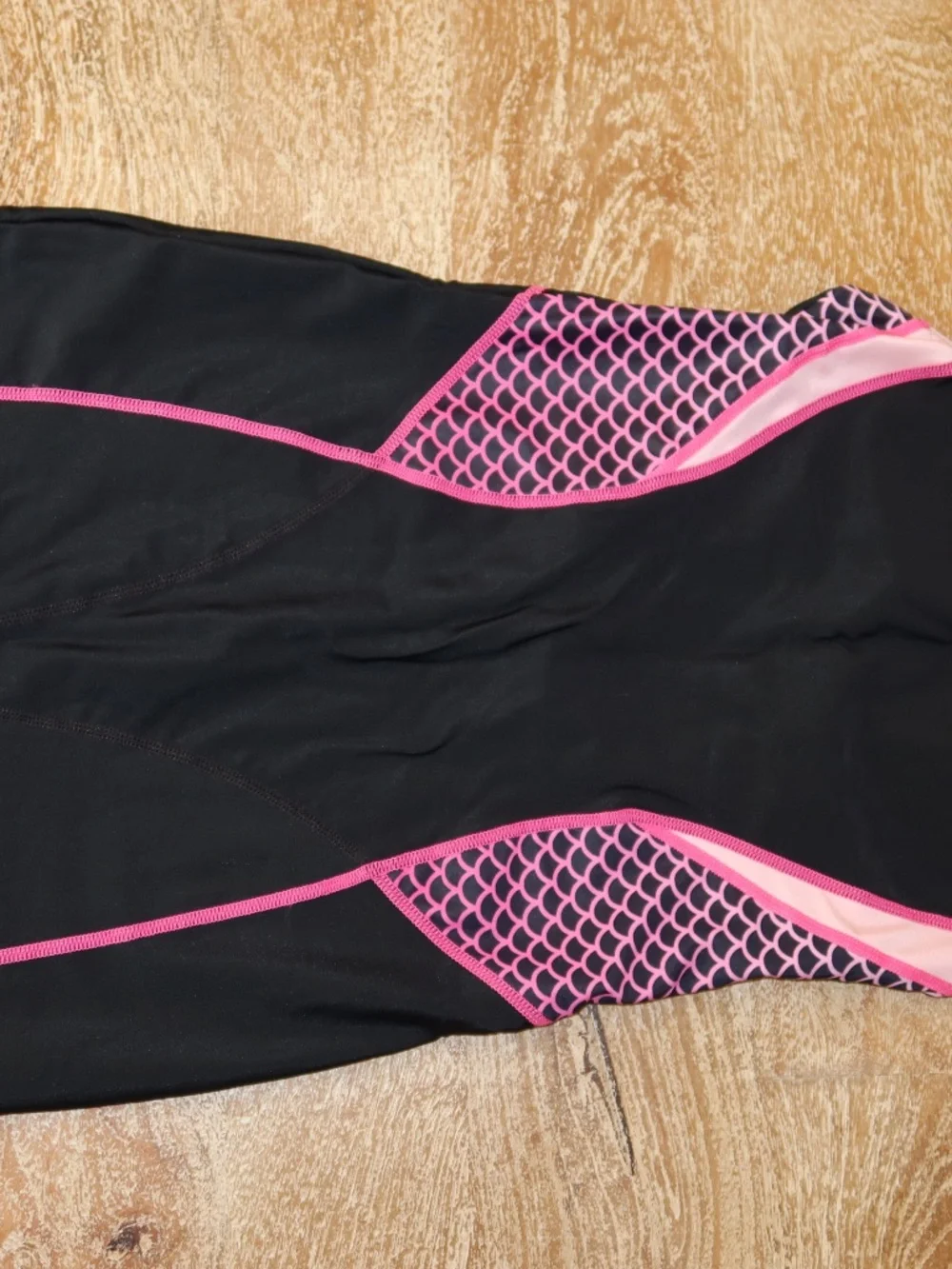 Girls One Piece Swimsuit Shorts Style Size 12